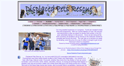 Desktop Screenshot of displacedpetsrescue.com